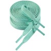 VSUDO VSUDO 130cm Length Flat Mint Green Trainers Shoelace, 8mm