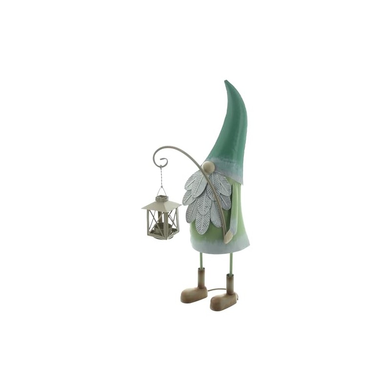 FRANK FLECHTWAREN Gnome Lantern, Metal, Dimensions: Height 51 cm, Lantern
