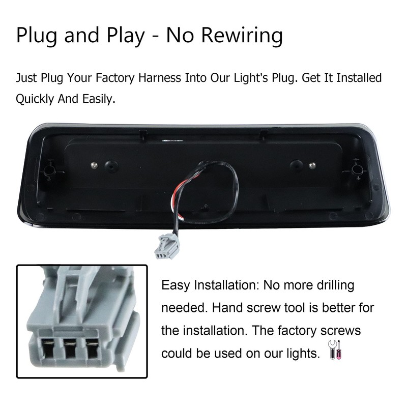 LED Third 3rd Brake Light for 04-08 Ford F150, 07-10