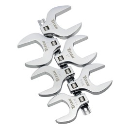 Titan 17676 6-Piece 1/2-Inch Drive SAE Jumbo Crowfoot Wrench Set