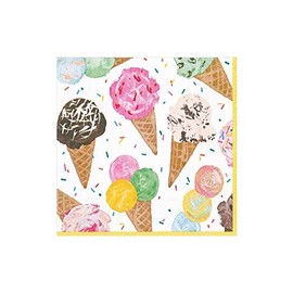 Caspari Scoop Paper Cocktail Napkins - 20 Per Package