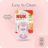 NUK Orthodontic Pacifier, Girl, 6-18 Months, 2-Pack
