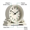 JONES CLOCKS® Saloon Mantel Clock | Small Traditional Double Scroll