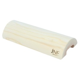 jNE Therapeutic Hinoki Cypress Wooden Pillow, Bolster for Neck Pain, Stiff Shoulder, Spinal Problem, and Relaxation, (12L x 4.5W x 2.2H inches)