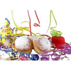 kiddyparty Streamers, Pack of 10 Premium Quality Paper Streamers, Pack of 5 Gold/White Metallic, 5 Colourful & Flame Retardant. For Decoration, Birthday, Parties, Carnival, Wedding and New Year's Eve