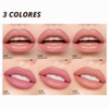 Bluemega Brillo Labial Peel-off, Set de 3- Fórmula Tipo Gel,