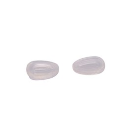 Clear Rubber Silicon Clip On Type Nose Pads Pieces Buds for OX3122 OX5126 OX5115 OX5118 OO9174 OO4082 OO6017 OO6018 OO4086 OO4054 OO4079 Holbrook Eye Glasses Sunglasses Frames HNP002 (Clear - 1 Pair)