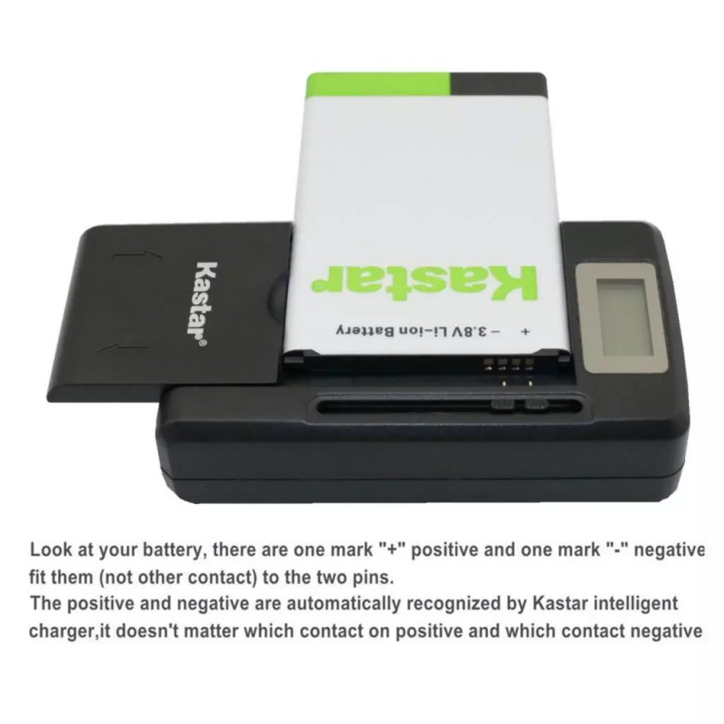 Kastar Universal Battery LCD Charger For Cell Phone Mobile Camera