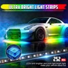 OPPBUY 8PCS Led Underglow Light for Car,Dream Color Chasing Underglow