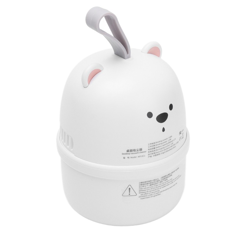 Mini Desktop Dust Collector USB Charging Mini Portable Bear Kids