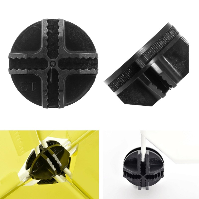 MEETOOT 32PCS 3.6cm Diameter Plastic Storage Cube Connectors Organiser Snap