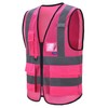 A-SAFETY High Visibility Mesh Safety Reflective Vest with Pockets and