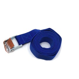 tooloflife 25 mm x 1 m Lashing Strap Cam Buckle Straps Ratchet Strap Tie Down Strap Fastening Strap Buckle Strap Adjustable Cargo Straps for Motorcycle Car Luggage Trailers - Blue