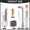 ANYCUBIC Kobra 3 Hotend, 22pcs 3D Printing Extruder Hotend Kit,Kobra