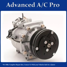 ADVANCEDACPRO New AC Compressor Fits: 1994 1995 1996 1997 Honda Civic Del Sol L4 1.5L 1.6L