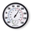 Indoor Outdoor Thermometer Large Waterproof Wall Patio Weather Thermometer No