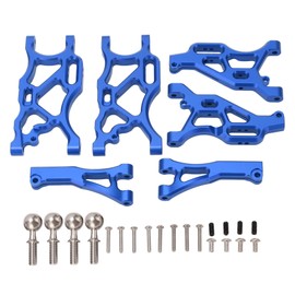 RC Suspension Arm Set Aluminum Alloy Front Rear Swing Arms with Ball Head for ARRMA 1/7 LIMITLESS for INFRACTION 6S for TYPHON 6S 1/8 RC Car Blue