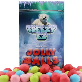 Freeze Dried Jolly Balls - Crunchy Freeze Dried Candy 4 oz (Pack of 2)