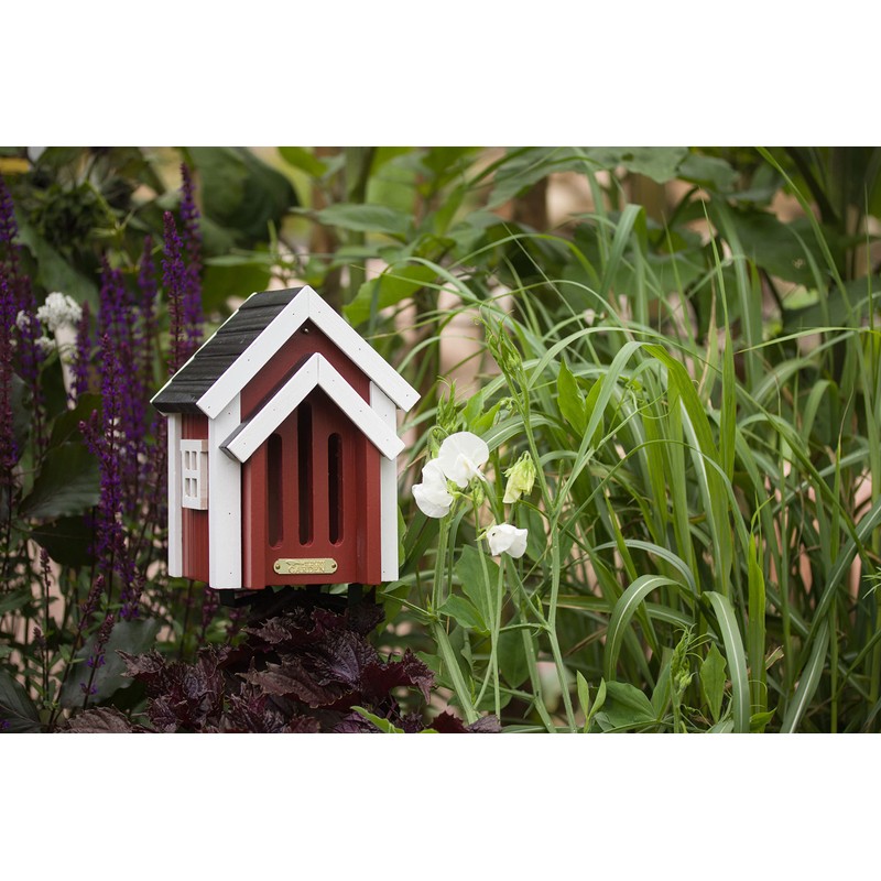 Wildlife Garden WG300 Butterfly Box Red Wooden Butterfly House