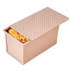 nuumee Non-Stick Carbon Steel Loaf Pan with Sliding Lid /