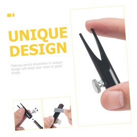 WOONEKY 2pcs Portable Manual Lip Liner Sharpeners Dual-sided Eyeliner Pencil Sharpening Tools Compact and Lightweight Design for School Office and Home Use