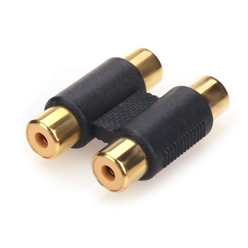NANYI RCA Female to RCA Female Interconnect Coupler Adapter, with