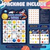 Leezead Space Bingo Game, 24 Players Outer Space Bingo Cards