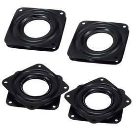 ZDNT Set of 4 Turntable Ball Bearing Swivel Fitting Rotary Plate Swivel Bearing Thrust Ball Bearing Lazy Susan Turntable Swivel Bearing 360 Degree Rotating Plate Ball Bearing for Displays -3 Inch