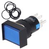 25Pcs Push Button Switch Self Locking AC DC 24V Accessory