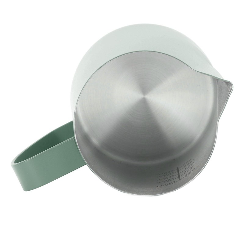 Stainless Steel Coffee Milk Frothing Pitcher, 600ml, Point Mouth Design,