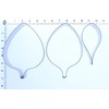 Gladioli Petal Cutter Set - Set of 3 Cutters -