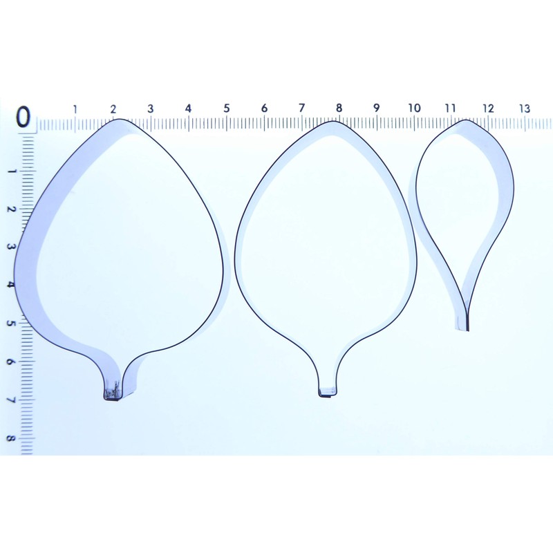 Gladioli Petal Cutter Set - Set of 3 Cutters -