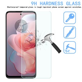 Avvood 3Pcs for Motorola Moto G Power 5G 2024 XT2415 Tempered Glass Screen Protector XT2415-1 XT2415-2, 9H Hardness Anti-Scratch No Bubble Tempered Glass Screen Protector Film