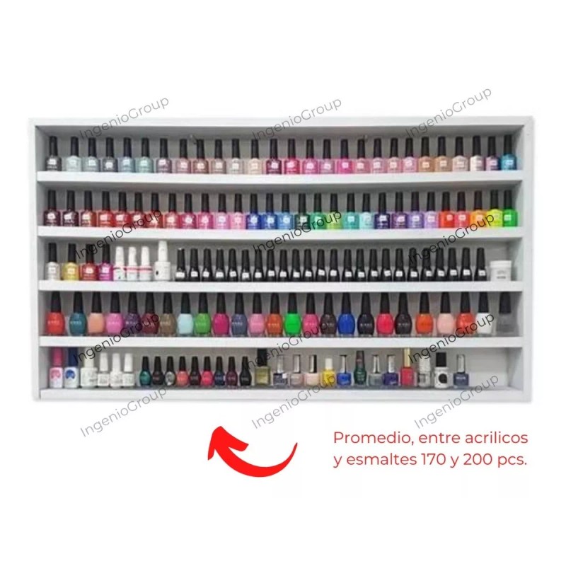 Ingenio Group Exhibidor Esmaltero Acrilico Juguetero Extra Grande