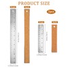 Metal Ruler Cork Backed 6 Inch 12 Inch Stainless Steel