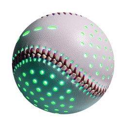 IsMwav Light Up Baseball 9 Inch Glow in The Dark Baseball for Family Sports Entertainment
