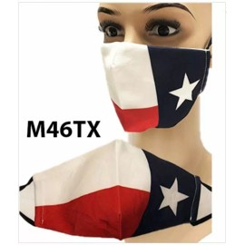 Texas Flag Face Mask Adjustable Reusable