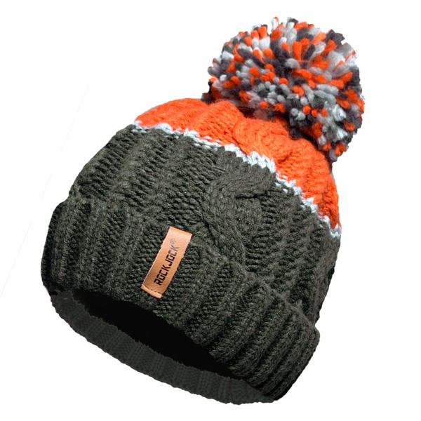 RockJock Unisex Mens Ladies Warm Winter Chunky Colour Block Ski