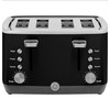 GE 4 Slice Toaster | Extra Wide Slots for Bagels,