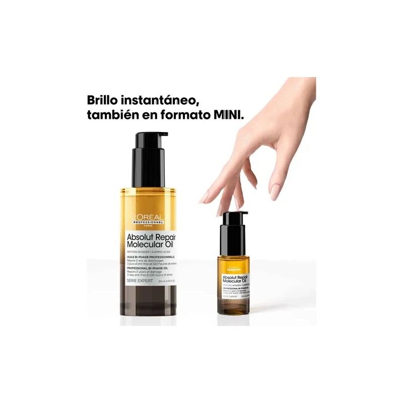 Kit Loreal Absolut Repair Mol Pre Trat Leave Serum Oil