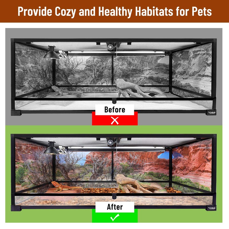 Riare 6 Pack Natural Coconut Chip Substrate for Reptiles- Compressed
