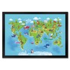 trendaffe - Children's World Map - Our Earth Door Mat