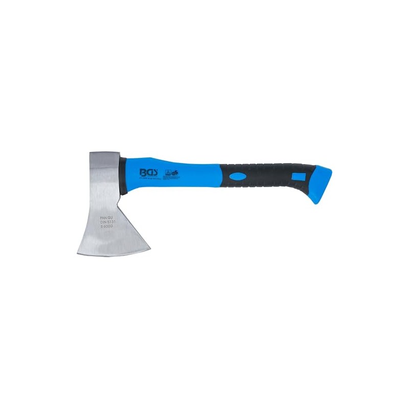 BGS 3800 Hand Axe with Fiberglass Handle, Silver/Black/Blue, 600 g