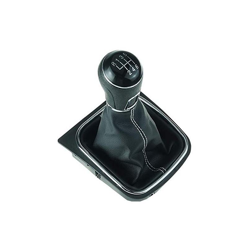 Do!LED Gear Stick Knob Gear Stick Gaiter Frame 6 Gears