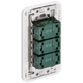 Panasonic Cosmo Wide Embedded Name Triple Switch B WTP50613WP [Genuine Packaging Product] White