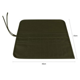 haozaikeji 22 Slots Art Paint Brush Holder Canvas Roll Paint Brush Bag Watercolor Oil Carrier Draw Pen Pouch Case Large Capacity Brush Organizers Art Supplies for Artist Students