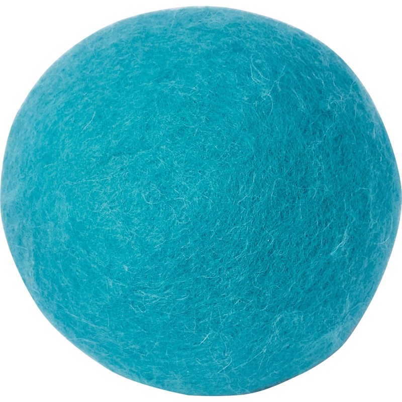 ADD. MATE Happiness Cat Wool Ball MAX Cat Toy, Turquoise