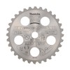 Makita A-40799 Fine Chip Saw (for Grass Mowers), Outer Diameter 10.0 in (255 mm), Blade Angle 50° for Sharpness