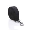 Durable Nylon Dog Leash 4 Ft 5 Feet 6 Foot Long, Walking Training Dog Leashes for Medium Large Dogs, 1 Inch Wide( 6ft,Black)