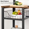 HOOBRO Bakers Rack with Power Outlet, 35.4 Inches Coffee Bar